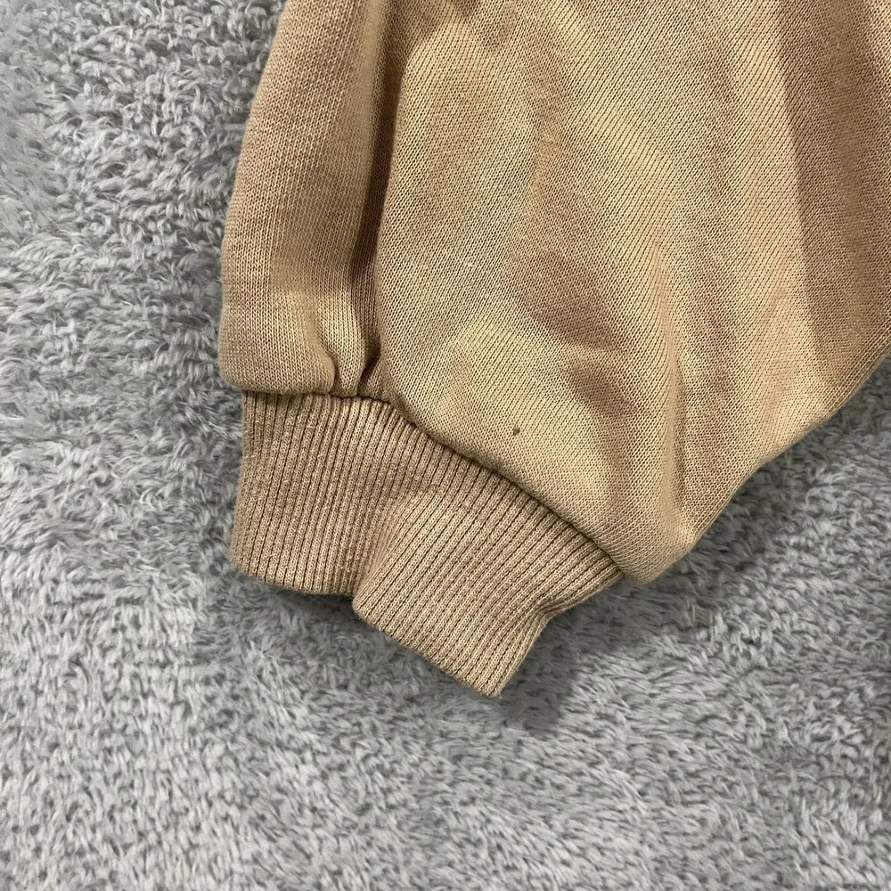 Nike Sportswear Club Hoodie Kids 6M (5-6 Years) Brown Fleece Lined Warm Winter